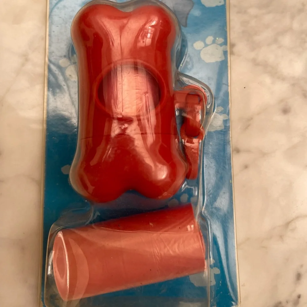 Doggie clean up bags with dispensers